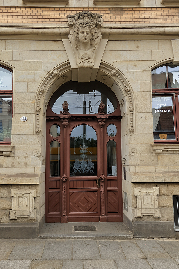 3,5 Zi, Balkon, Nähe Wasaplatz in historischen Gebäude, provisionsfrei – Lockwitzer Str. 24, 1219 Dresden(Prohlis) – Vorschaubild 2