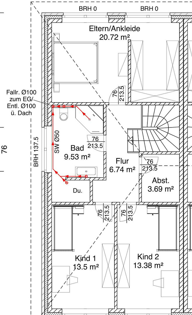 Provisionsfrei Moderne Doppelhaushälfte in Top-Lage Bissendorf – sofort bezugsfertig – Am Rosenmühlenbach 1A, 49143 Bissendorf – Vorschaubild 7