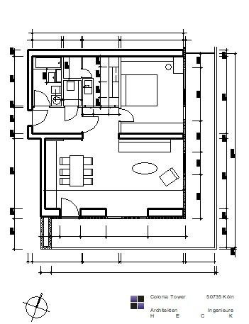 Wohnen im Colonia Tower – 50735 Köln(Riehl) – Vorschaubild 10