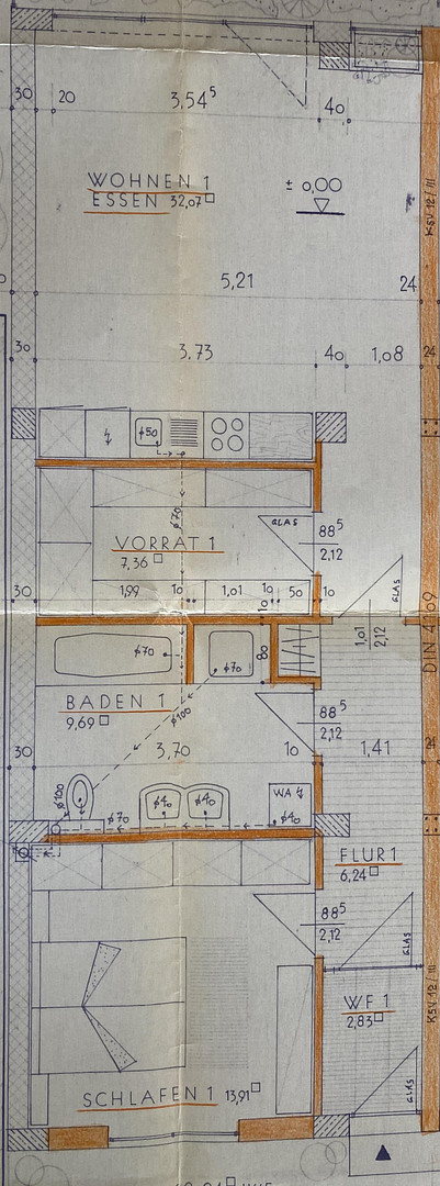 Großzügige, gepflegte 2 -Zimmer Wohnung mit großer Terrasse in Hofheim OT Wildsachsen – 65719 Hofheim(Wildsachsen) – Vorschaubild 10