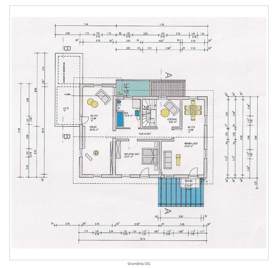 Neuwert. großzüg. Einfamilienhaus mit sep. Büro/Praxis/ELW, ruhige Lage bei Landsberg/L – prov.frei! – Am Lech 1  1/2, 86944 Unterdießen – Vorschaubild 31