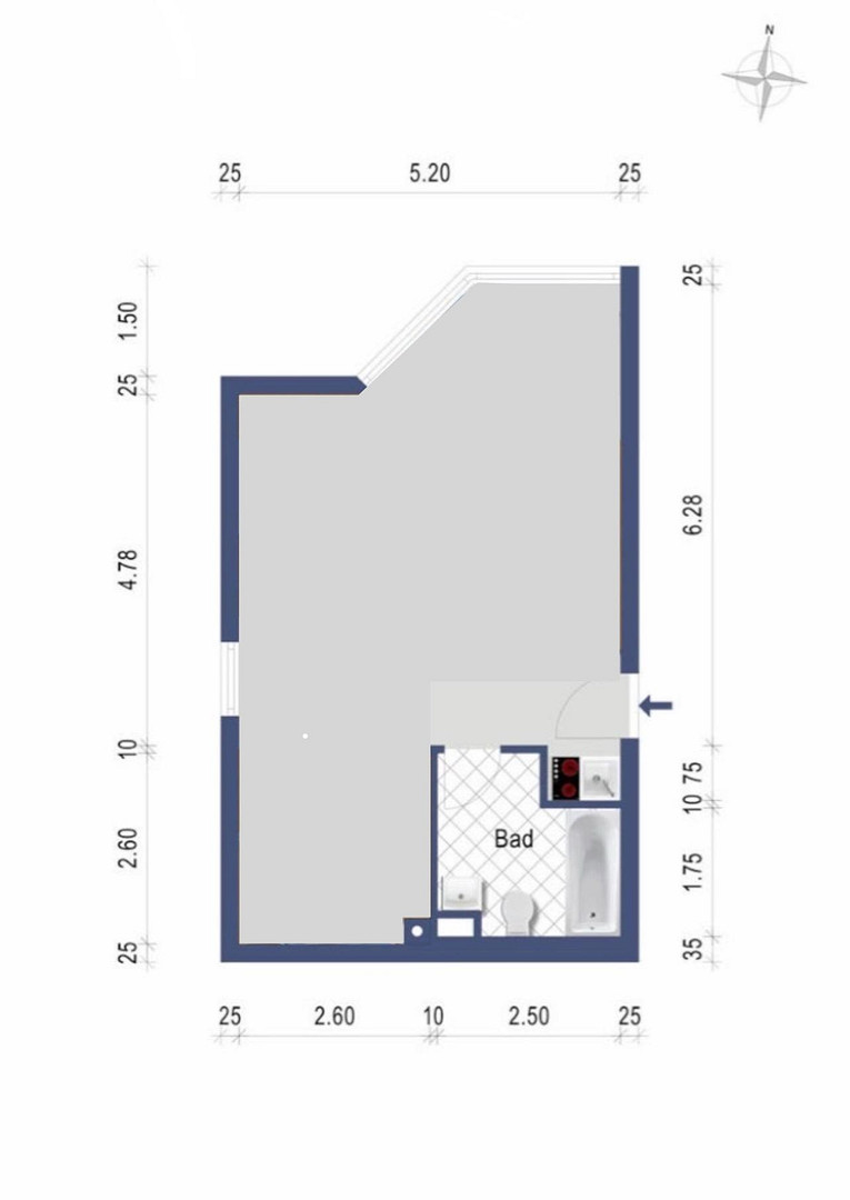 Voll möbliertes Apartment in Mainz | Ideal für Berufstätige & Expats – Mainz – Vorschaubild 9