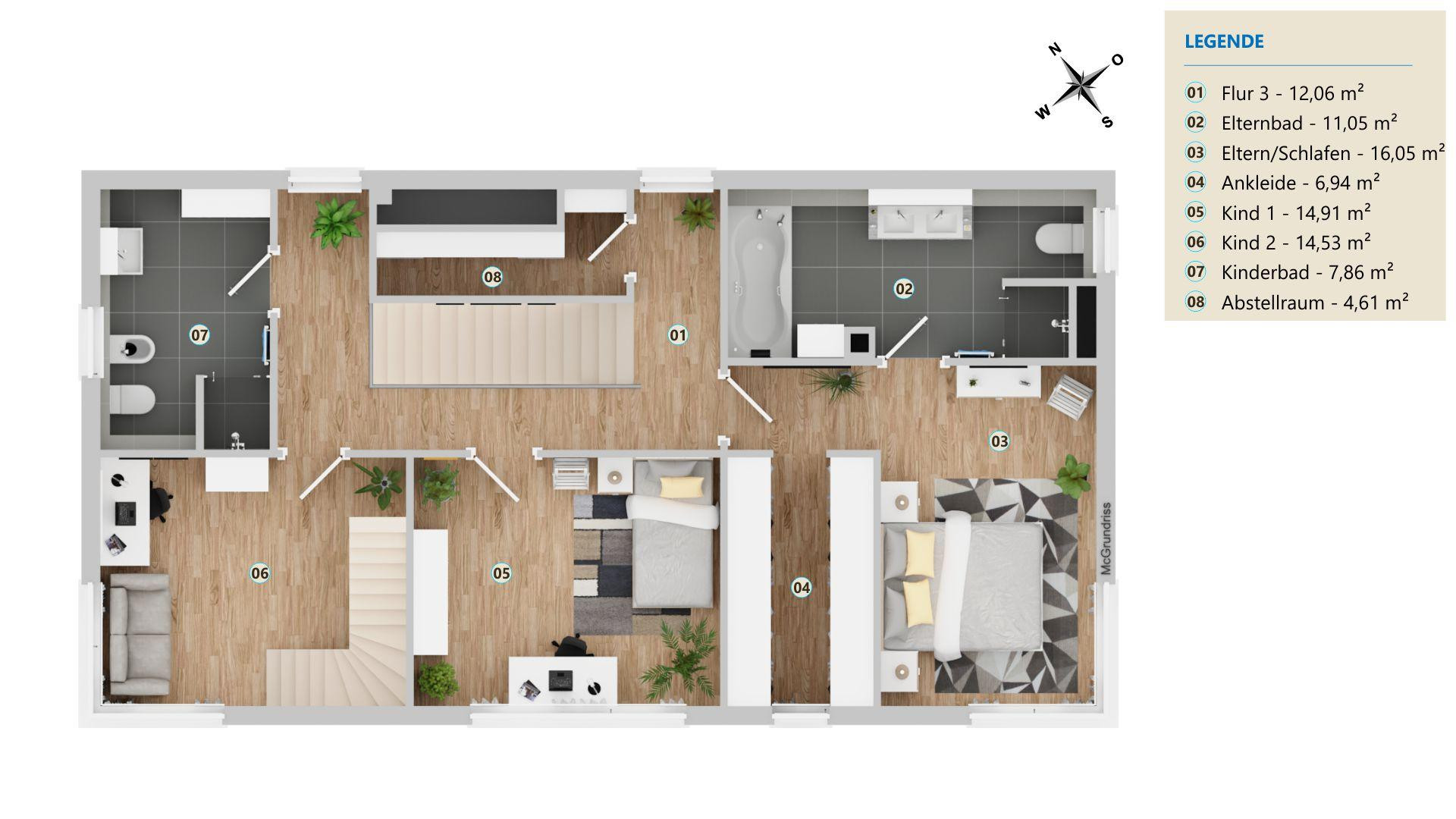 KfW-40 Haus in ruhiger Südhanglage – sofort einziehen statt bauen – Kaffeeberg 32, 86456 Gablingen(Holzhausen) – Vorschaubild 34