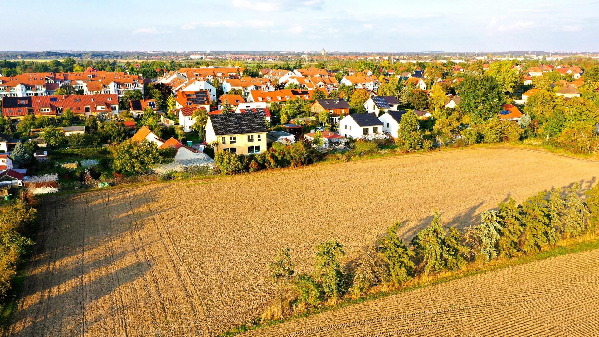 Ruhe mit Blick über Felder: Exklusives wohngesundes Plusenergie-Doppelhaus, S-Bahn fußläufig – An der Vogelweide 66, 4178 Leipzig(Rückmarsdorf) – Vorschaubild 31