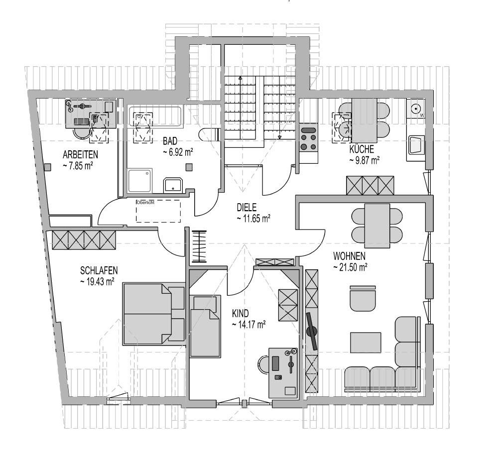 Provisionsfrei – Mehrfamilienhaus mit Halle in Bensheim - Denkmal – Wohnen & Vermieten – Bensheim – Vorschaubild 14