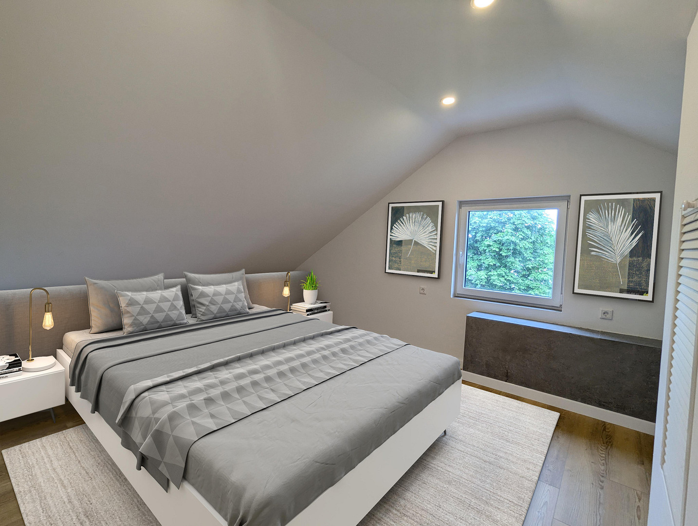 2 Zimmer in teilmöblierter Dachgeschosswohnung – renoviert & WG geeignet | mit EKB – Wildenlohsdamm 2, 26131 Oldenburg (Oldb)-Wildenloh – Vorschaubild 4