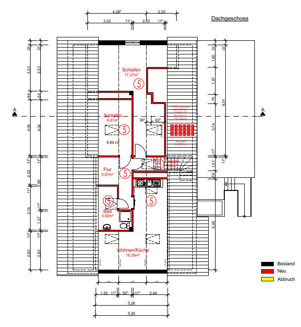 2 Zimmer in teilmöblierter Dachgeschosswohnung – renoviert & WG geeignet | mit EKB – Wildenlohsdamm 2, 26131 Oldenburg (Oldb)-Wildenloh – Vorschaubild 11