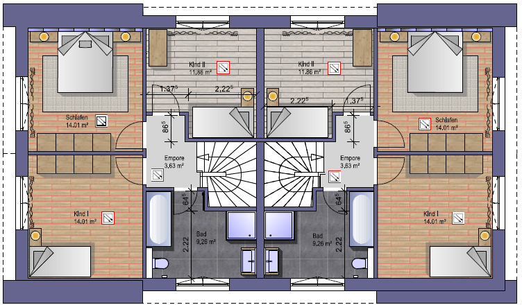 Moderne KfW-40-Doppelhaushälfte in ruhiger Lage von Bremerhaven-Wulsdorf – Gisselstraße 3, 27572 Bremerhaven(Jedutenberg) – Vorschaubild 8