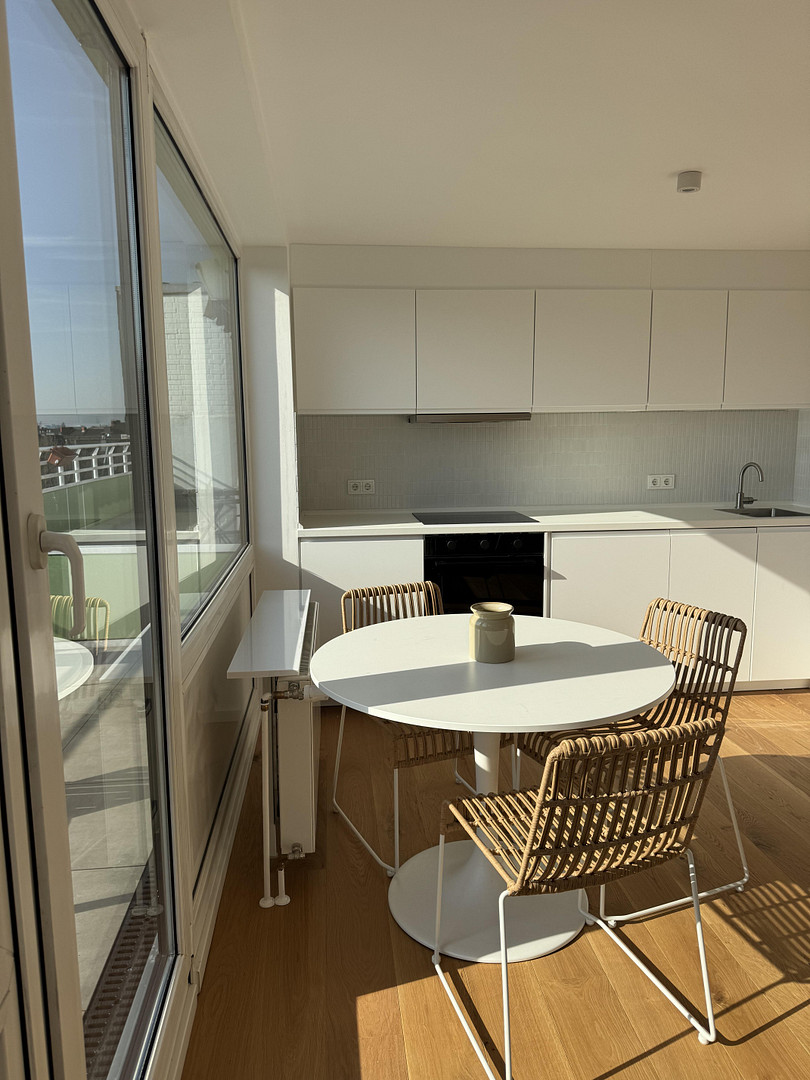Vollmöblierte 1-Zimmer-Wohnung mit großer Dachterasse – Münsterstrasse 161, 40476 Düsseldorf(Derendorf) – Vorschaubild 3