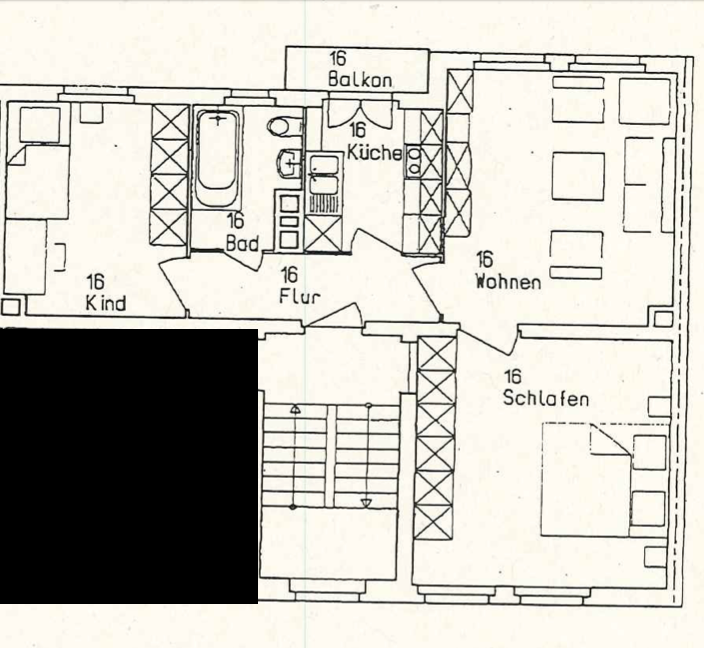 Attraktive 3-Zimmer Wohnung mit Balkon in zentraler Lage – Nürnberg(Steinbühl) – Vorschaubild 11