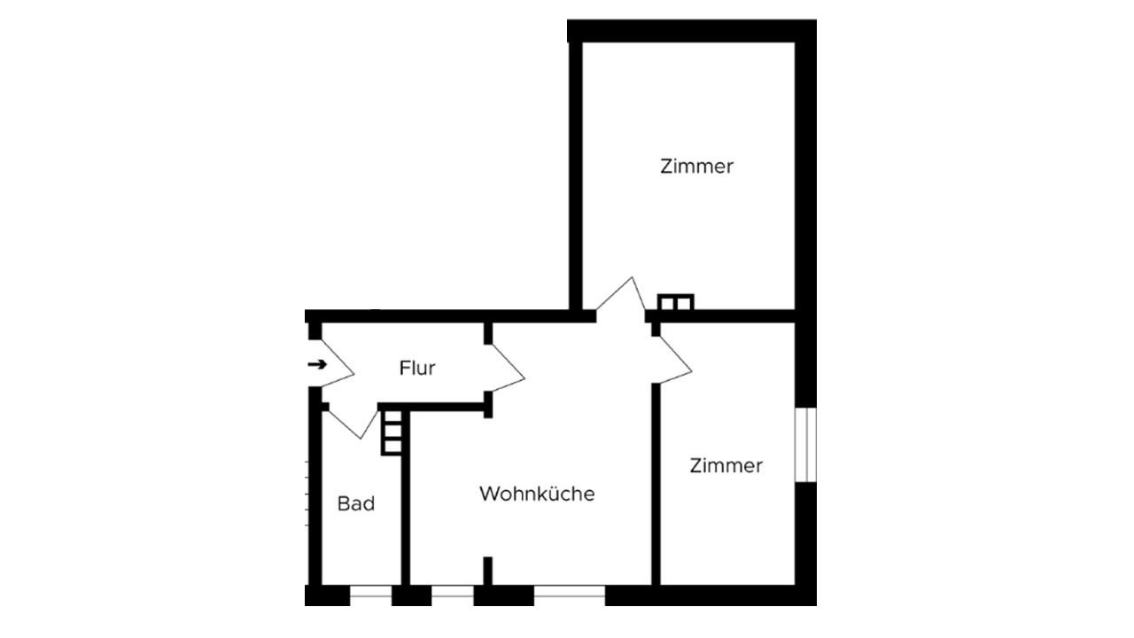 Kleine sanierte Wohnung für 1-2 Personen in Sackgasse – Ravensbrink 9a, 49082 Osnabrück – Vorschaubild 10