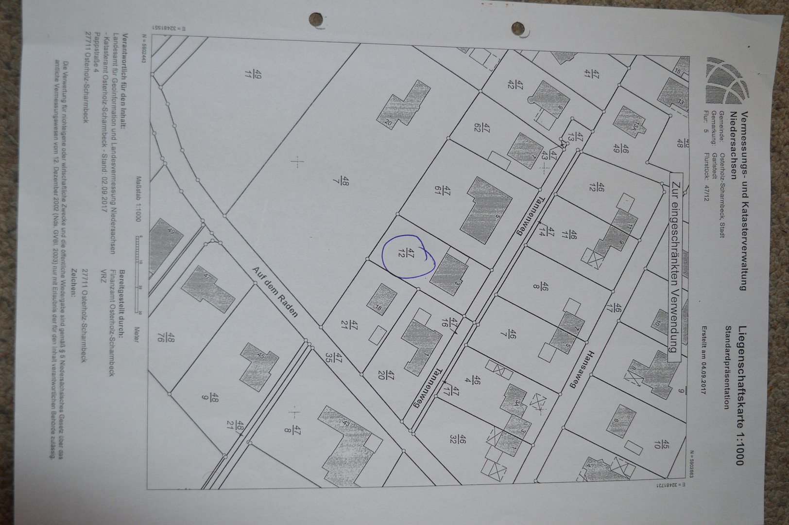 1-2 Familien-Haus m. Keller, Traumgarten, 2023-Heizung, TOP-Wohnlage: Garlstedter Wald- RESERVIERT – Osterholz-Scharmbeck(Auf dem Raden) – Vorschaubild 49