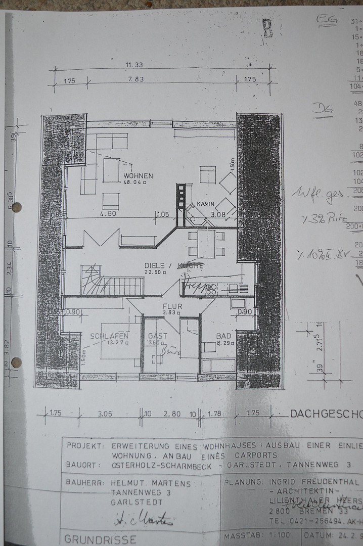 1-2 Familien-Haus m. Keller, Traumgarten, 2023-Heizung, TOP-Wohnlage: Garlstedter Wald- RESERVIERT – Osterholz-Scharmbeck(Auf dem Raden) – Vorschaubild 48