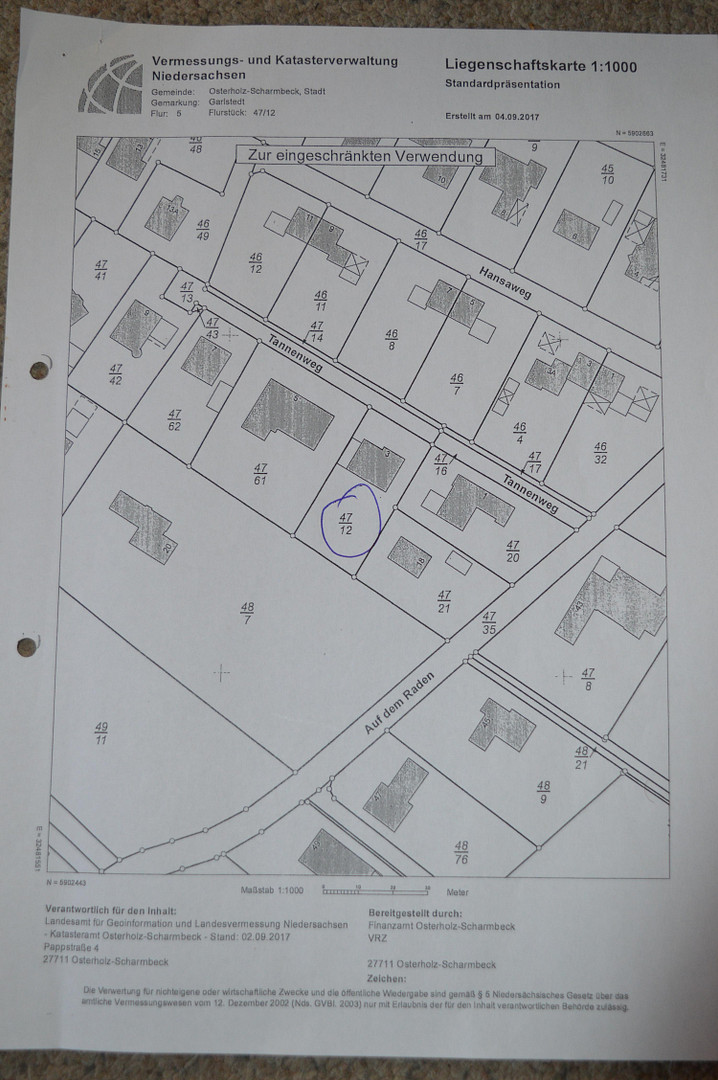 1-2 Familien-Haus m. Keller, Traumgarten, 2023-Heizung, TOP-Wohnlage: Garlstedter Wald- RESERVIERT – Osterholz-Scharmbeck(Auf dem Raden) – Vorschaubild 50