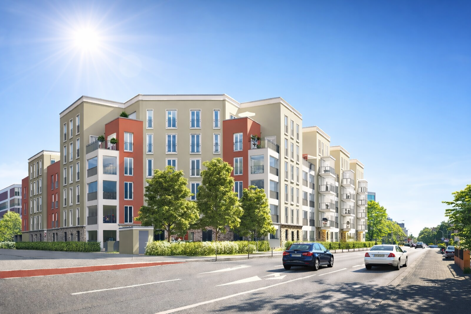 Neubau-Erstbezug in Toplage! Hochwertige Wohnung mit Einbauküche! – Eschollbrücker Str. 12, 64283 Darmstadt – Vorschaubild 5