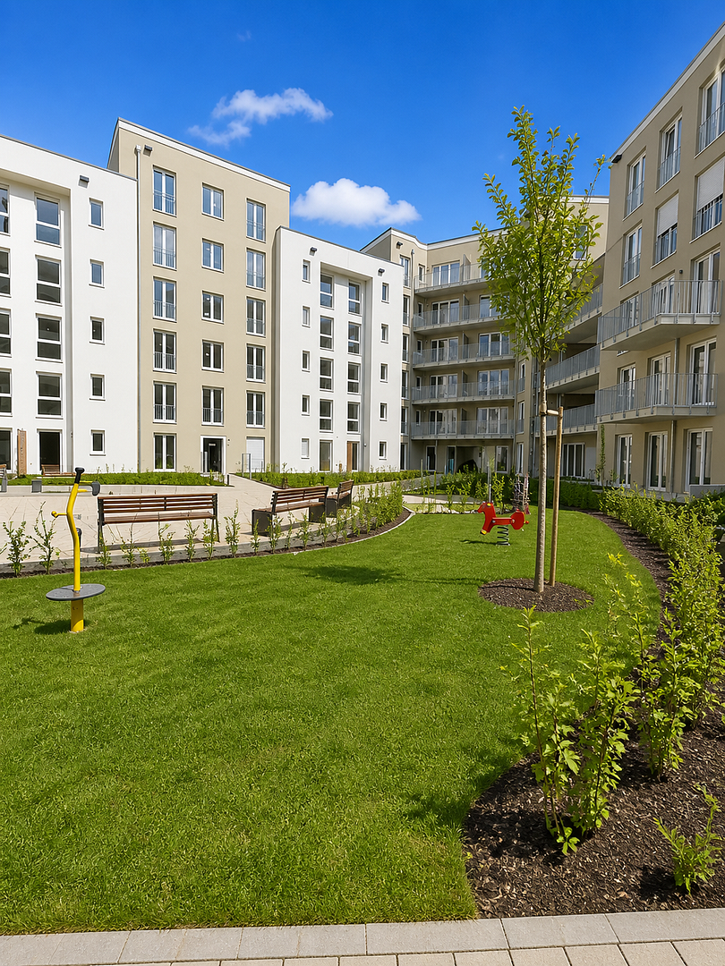 Neubau-Erstbezug in Toplage! Hochwertige Wohnung mit Einbauküche! – Eschollbrücker Str. 12, 64283 Darmstadt – Vorschaubild 4