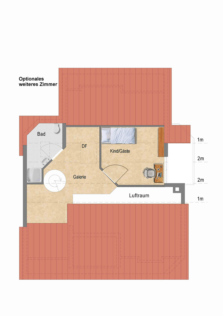 Tolle Lage: Hochwertige 3,5-Zimmer-DG-Galeriewohnung mit 2 Balkonen, 2 Bädern, TG und guter Rendite – 70619 Stuttgart(Riedenberg) – Vorschaubild 19