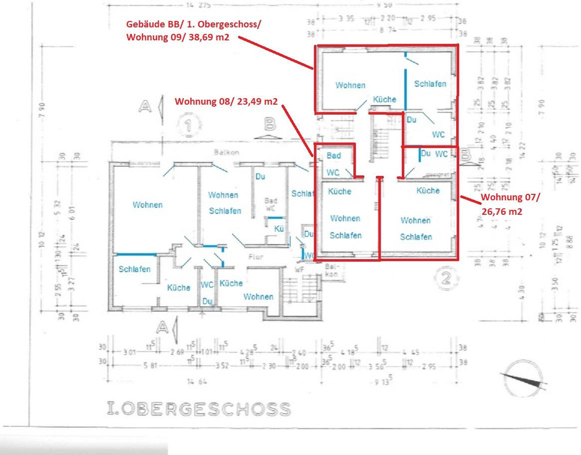 Wohnungen/ Seniorenresidenzen (11), Blockhaus-Treffpunkt(1), Bauplätze (3) – Pottum – Vorschaubild 34