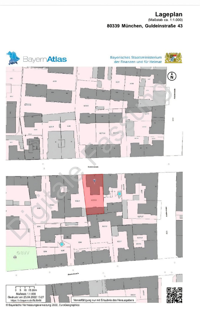 1-Zimmer-Appartement (46 m²) im ruhigen Rückgebäude inkl. Keller & Einbauküche – Guldeinstraße 43, 80339 München(Schwanthalerhöhe) – Vorschaubild 11