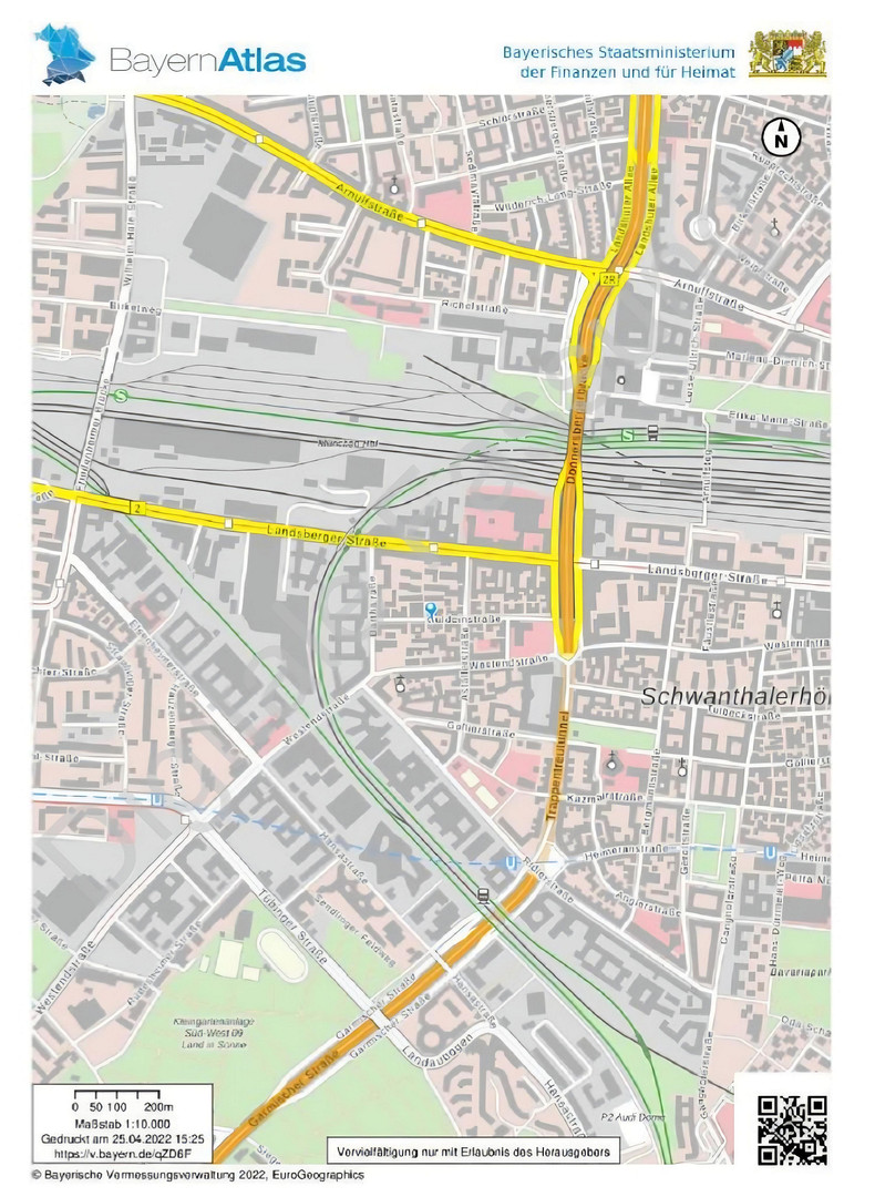 1-Zimmer-Appartement (46 m²) im ruhigen Rückgebäude inkl. Keller & Einbauküche – Guldeinstraße 43, 80339 München(Schwanthalerhöhe) – Vorschaubild 8