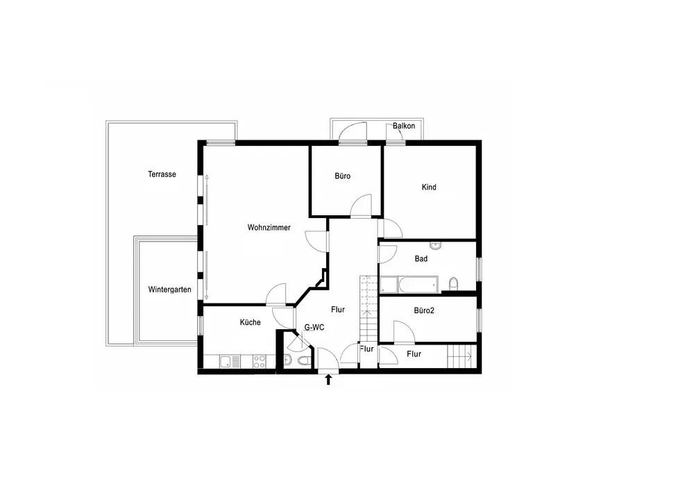 Großes Mehrgenerationenhaus mit Einliegerwohnung - auch als Mehrfamilienhaus nutzbar. – Münster(Angelmodde) – Vorschaubild 14