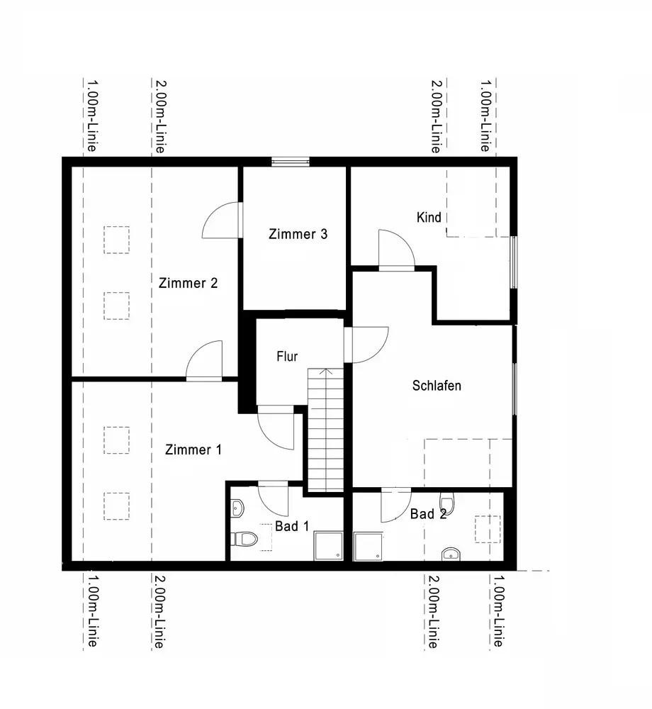 Großes Mehrgenerationenhaus mit Einliegerwohnung - auch als Mehrfamilienhaus nutzbar. – Münster(Angelmodde) – Vorschaubild 16