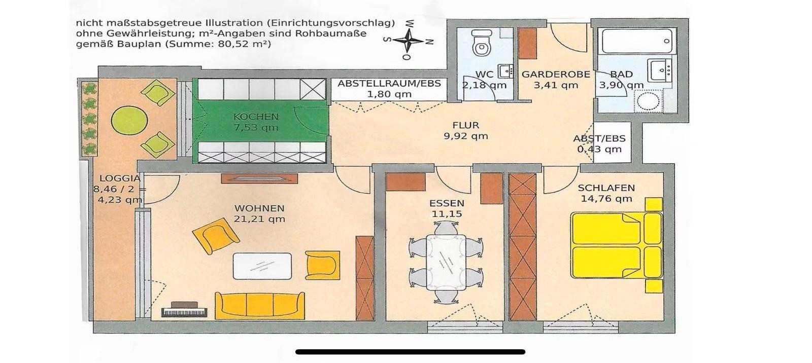 Großzügige helle 3 Zimmer Wohnung im Grünen von Hadern – Gelbhofstrasse 5, 81375 München Großhadern(Hadern) – Vorschaubild 21