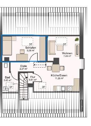 WG-Zimmer in 2er WG, Dachgeschoss, modern – Kilihofstr. 2, 81825 München(Trudering) – Vorschaubild 28