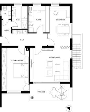PROVISIONSFREI !  KFW-Saniertes Top 4-Fam.Haus inkl. 4 Garagen auf 672 qm Grundstück – Auf der Gans 24, 70374 Stuttgart Sommerrain(Sommerrain) – Vorschaubild 49