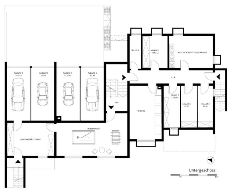 PROVISIONSFREI !  KFW-Saniertes Top 4-Fam.Haus inkl. 4 Garagen auf 672 qm Grundstück – Auf der Gans 24, 70374 Stuttgart Sommerrain(Sommerrain) – Vorschaubild 51