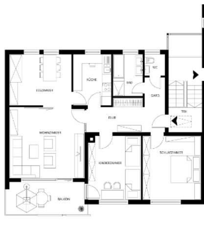 PROVISIONSFREI !  KFW-Saniertes Top 4-Fam.Haus inkl. 4 Garagen auf 672 qm Grundstück – Auf der Gans 24, 70374 Stuttgart Sommerrain(Sommerrain) – Vorschaubild 48