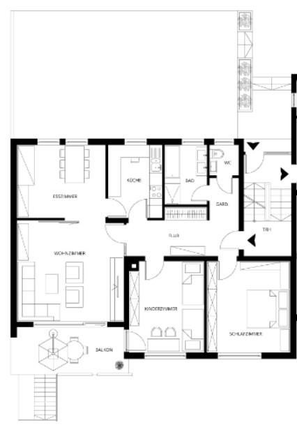 PROVISIONSFREI !  KFW-Saniertes Top 4-Fam.Haus inkl. 4 Garagen auf 672 qm Grundstück – Auf der Gans 24, 70374 Stuttgart Sommerrain(Sommerrain) – Vorschaubild 50