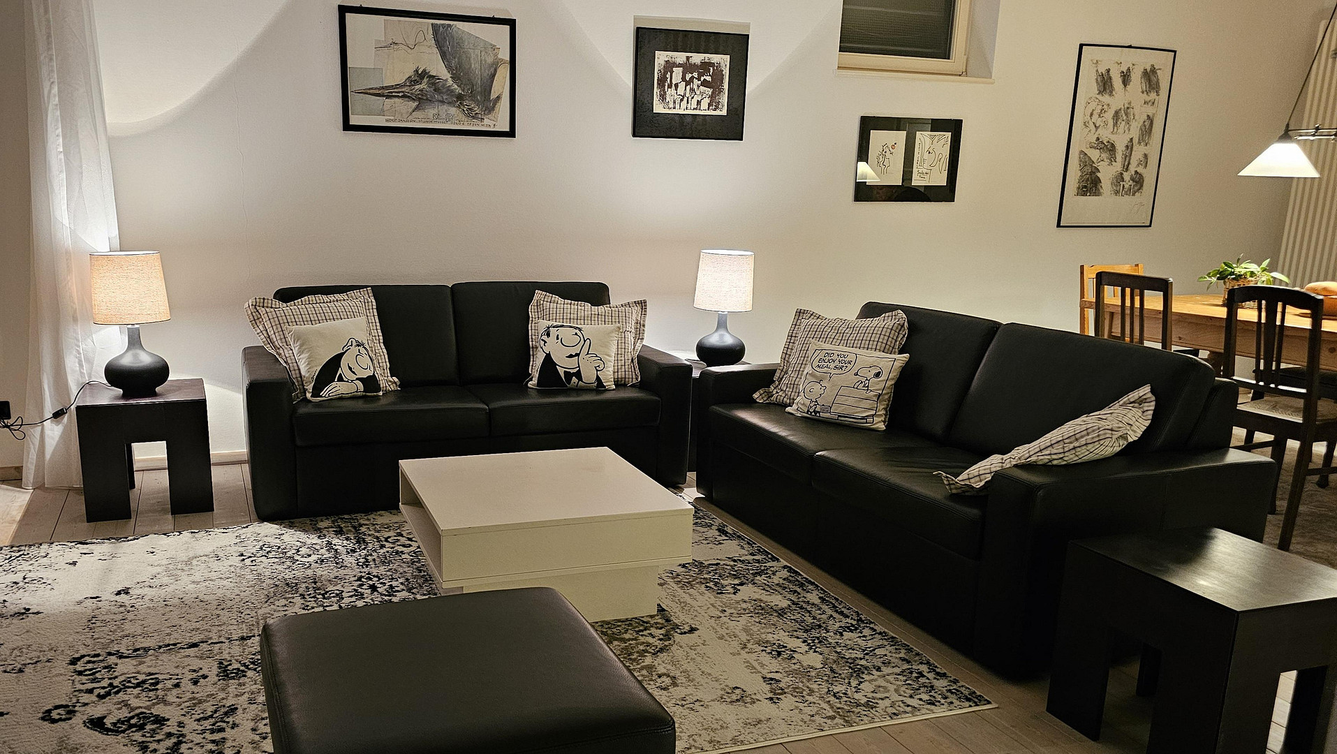 Exklusiv: Stilvolle möblierte 3 Zimmer Maisonette-Wohnung mit Terrasse, Garten und Carport, Koblenz