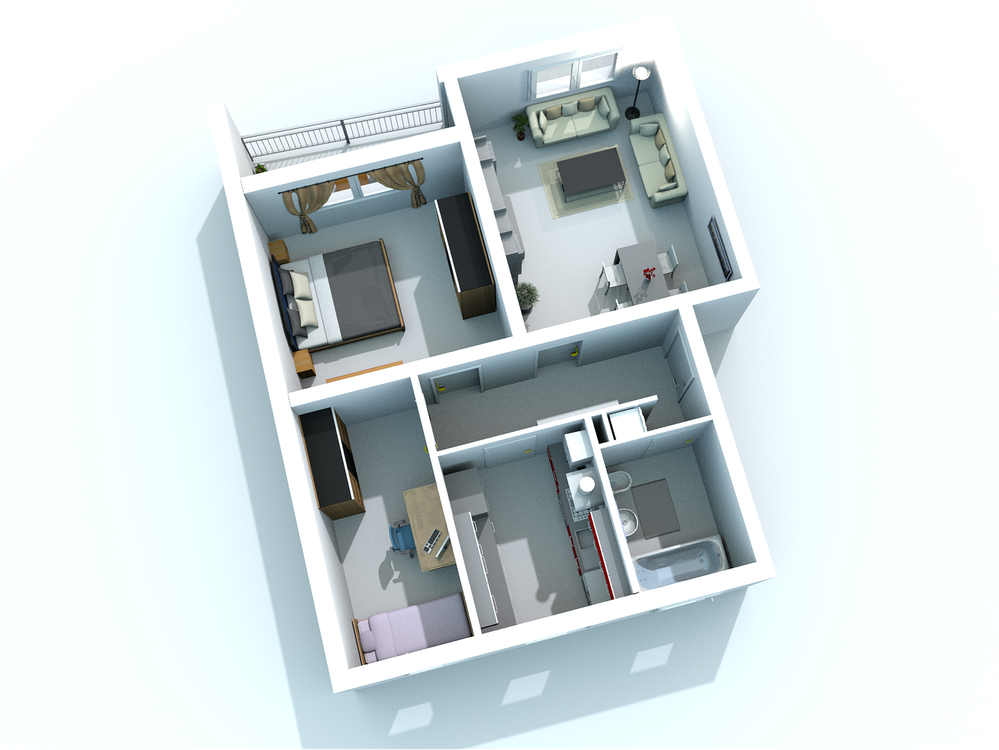 3-Zimmer Wohnung mit Balkon in Ingolstadt Süd, 350 Meter zum Hbf Ingolstadt - PROVISIONSFREI – Bittlmairstraße 1, 85051 Ingolstadt – Vorschaubild 18