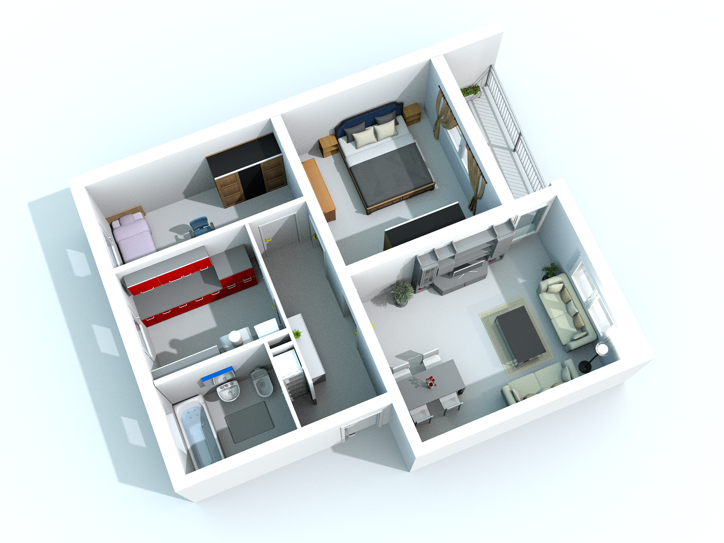 3-Zimmer Wohnung mit Balkon in Ingolstadt Süd, 350 Meter zum Hbf Ingolstadt - PROVISIONSFREI – Bittlmairstraße 1, 85051 Ingolstadt – Vorschaubild 15