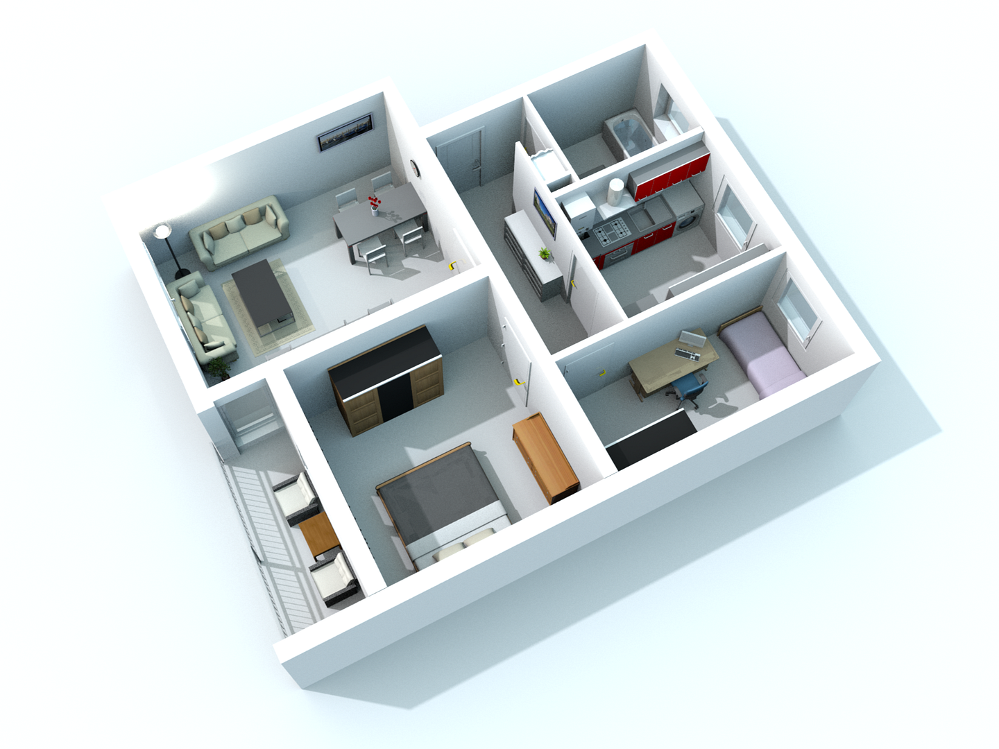 3-Zimmer Wohnung mit Balkon in Ingolstadt Süd, 350 Meter zum Hbf Ingolstadt - PROVISIONSFREI – Bittlmairstraße 1, 85051 Ingolstadt – Vorschaubild 17