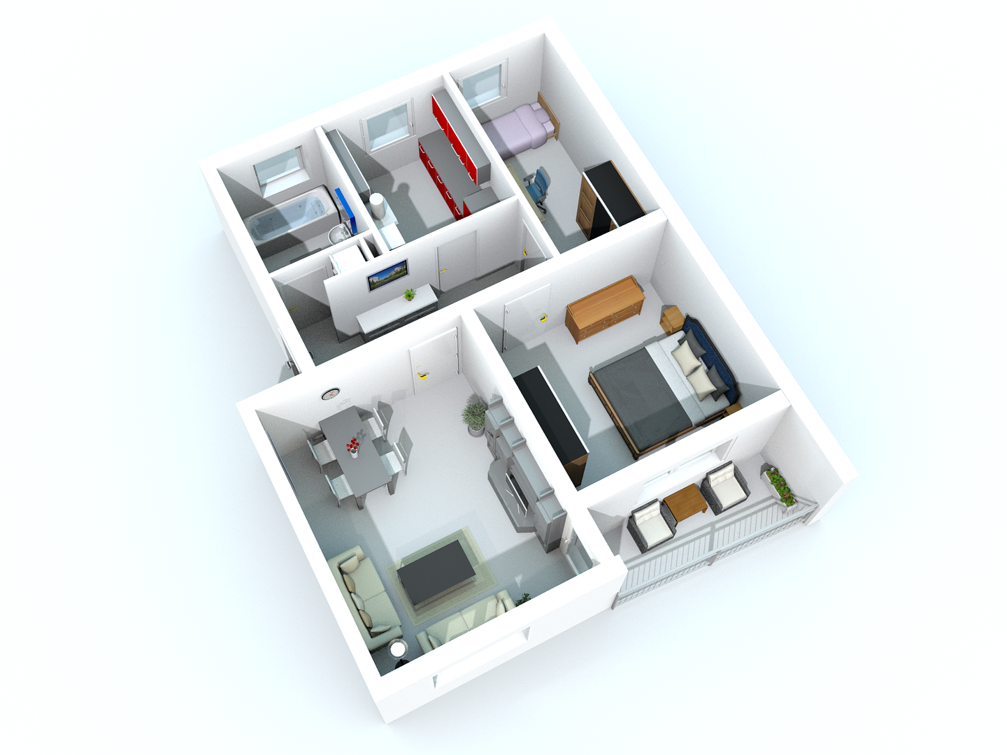 3-Zimmer Wohnung mit Balkon in Ingolstadt Süd, 350 Meter zum Hbf Ingolstadt - PROVISIONSFREI – Bittlmairstraße 1, 85051 Ingolstadt – Vorschaubild 16