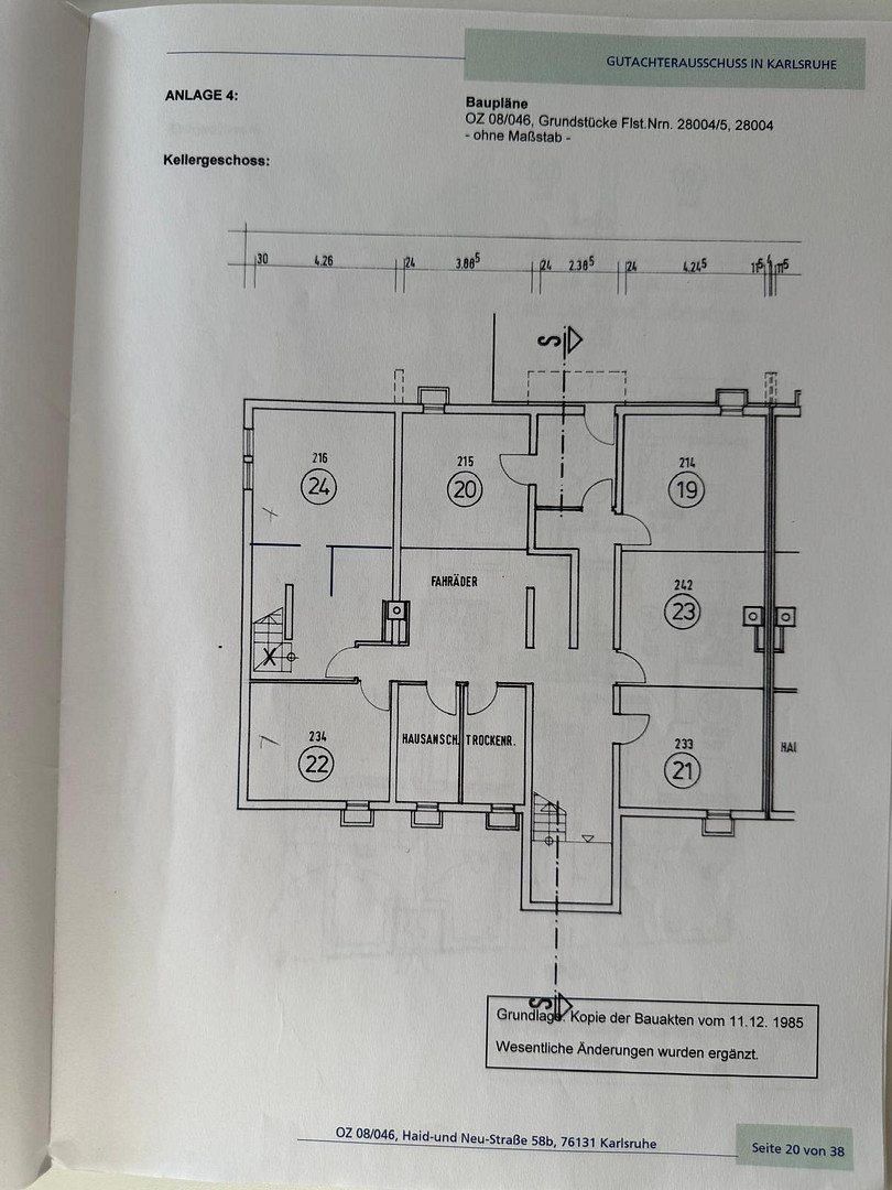 Maisonette mit eigenem Eingang, Terrasse, Balkon & TG-Stellplatz in der Oststadt – Karlsruhe(Oststadt) – Vorschaubild 22