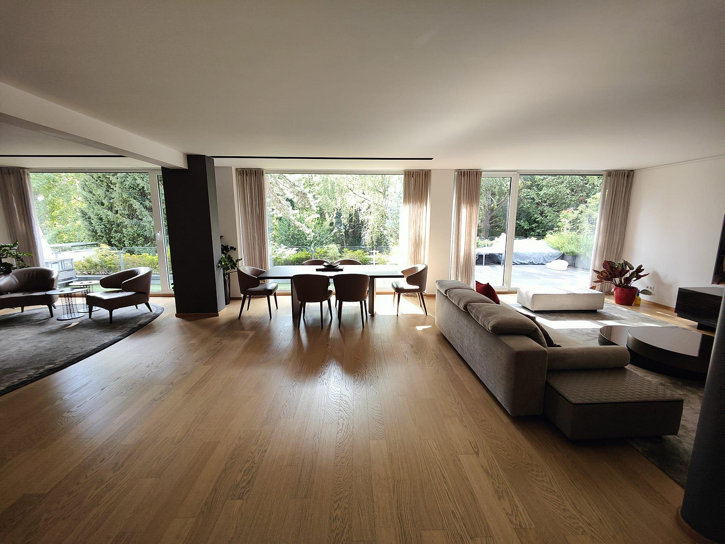 Designer Maisonette-Wohnung nähe Zoopark mit Blick ins Grüne, Fussbodenheizung, Kamin, Terrasse – Düsseldorf(Düsseltal) – Vorschaubild 4