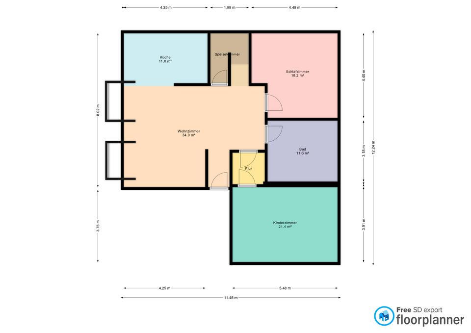 Viel Platz für die Familie: Große Maisonette mit neuer Heizung & E-Ladesäule – Enkenbach-Alsenborn – Vorschaubild 16