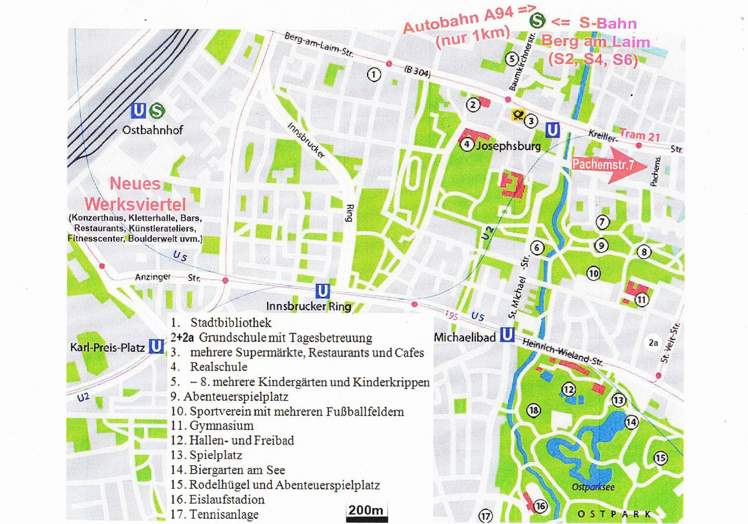 Energiestandard A+: ruhige 4 Zi. Maisonettewhg, gr S/W Dachterrasse Alleinlage, EBK, Nähe Ostbahnhof – 81673 München(Berg am Laim) – Vorschaubild 51