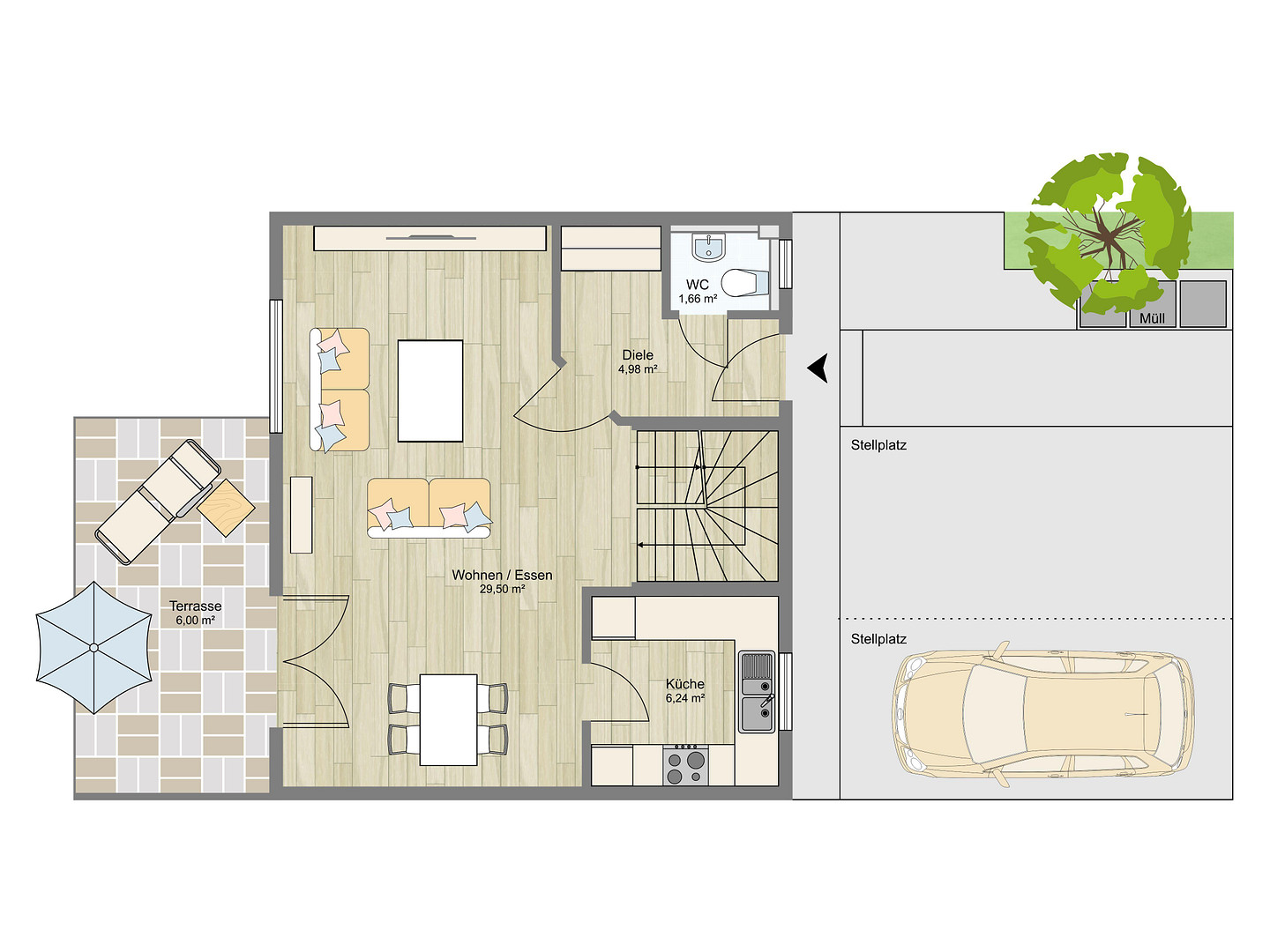 Modernes Reihenmittelhaus zum Kauf – Feucht – Vorschaubild 22