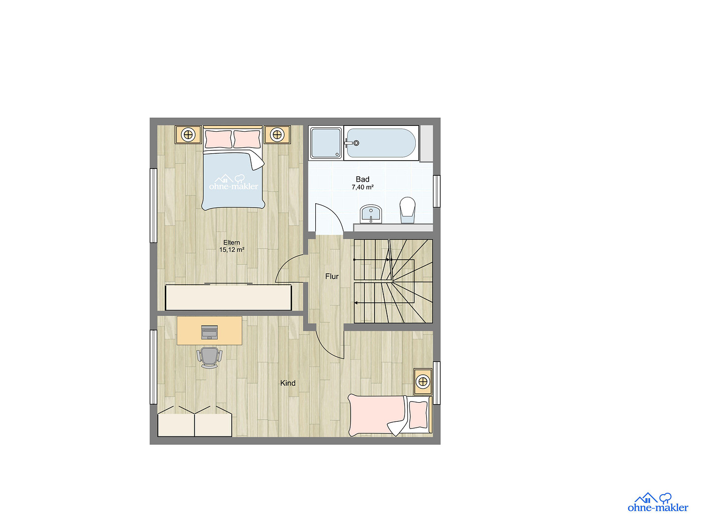 Modernes Reihenmittelhaus zum Kauf – Feucht – Vorschaubild 23