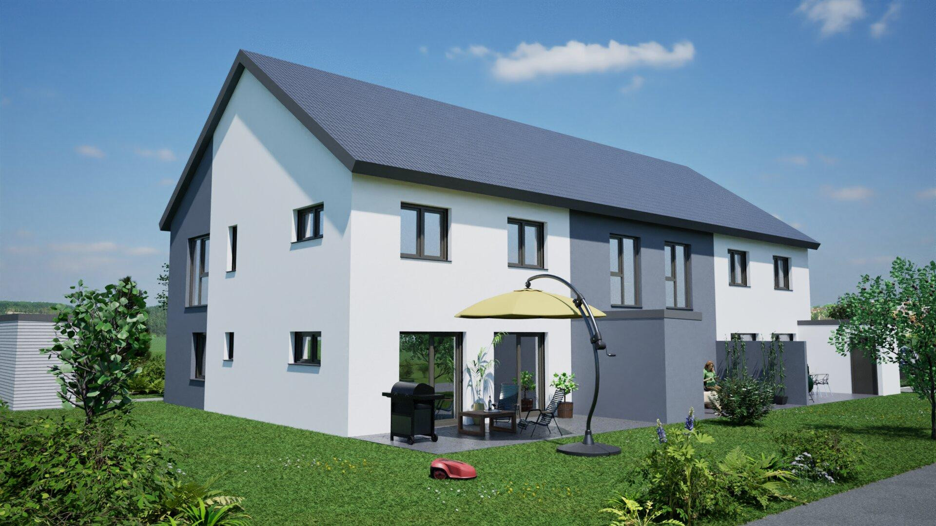 NEUBAU Reihenhaus in TOP Lage mit Ausbaureserve in Rosdorf – Rosdorf – Vorschaubild 3