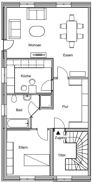 Seltene Gelegenheit im Blumenviertel: Zweifamilienhaus mit Garten, Kamin & Mieteinnahmen – Dinslaken – Vorschaubild 15