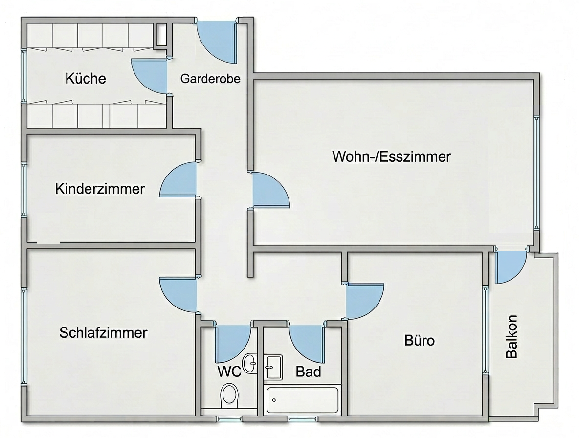 4-Zimmer Wohnung Kranichstein von Privat – Bartningstr. 10, 64289 Darmstadt-Kranichstein(Kranichstein) – Vorschaubild 16