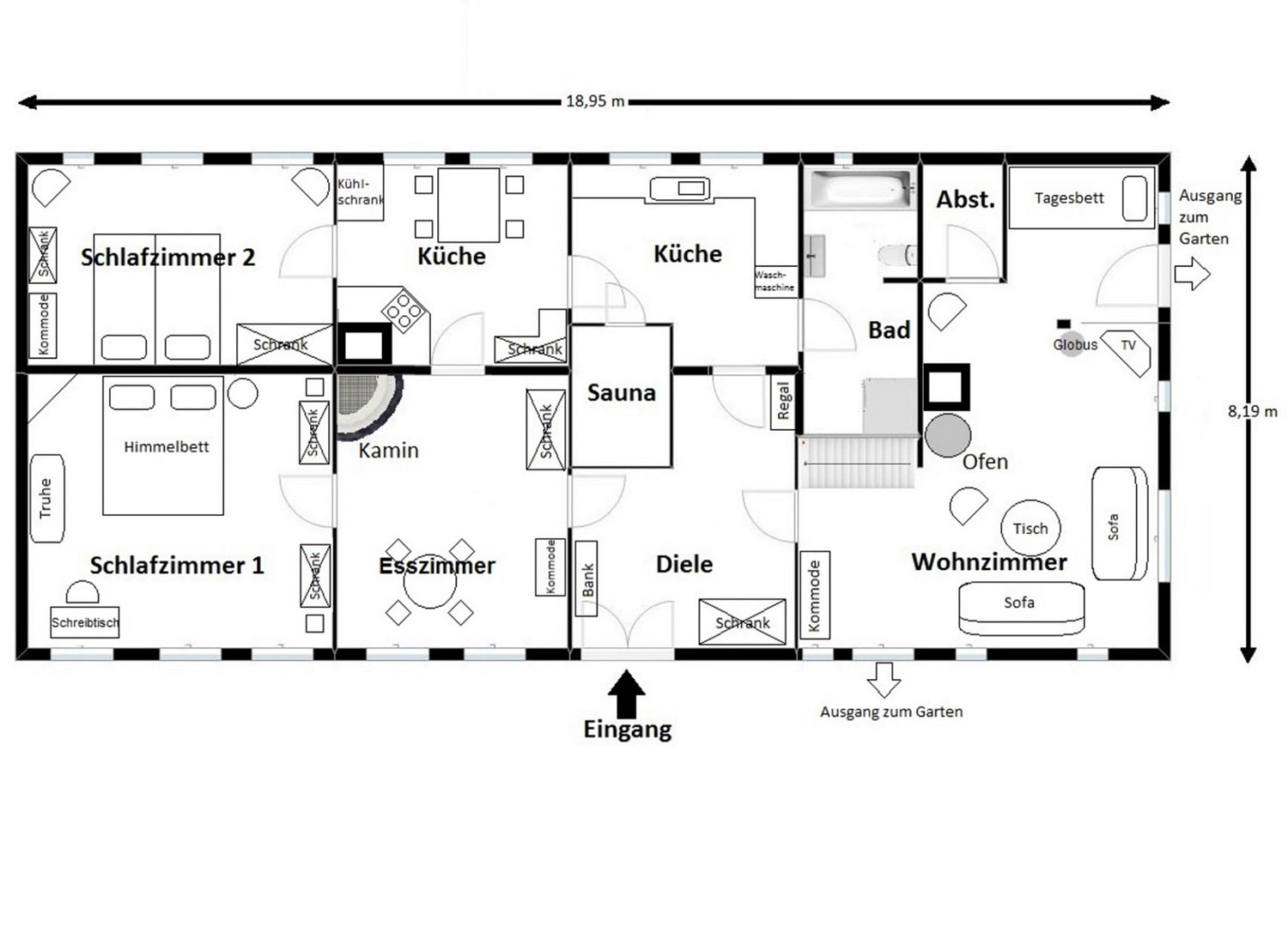 Traum unter Reet, Friesenhaus, EFH oder Ferienhaus, 25917 Stadum – Schlossbergstraße 6, 25917 Stadum – Vorschaubild 33