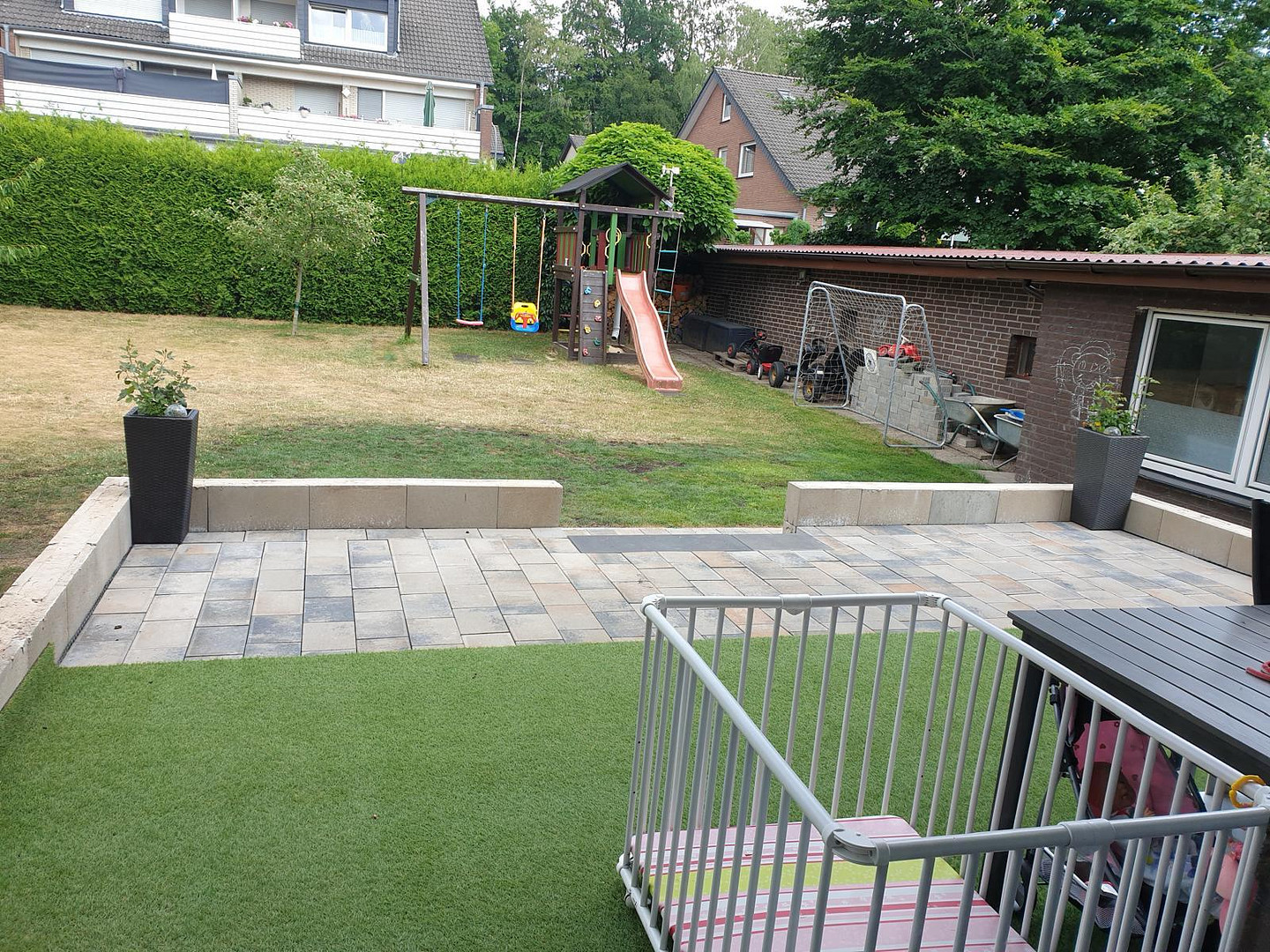 5-Zimmer-EG Wohnung mit Garten, Outdoor-Küche, Doppel Garage & Stellplatz – Wohnen wie im Haus – Osnabrück(Pye) – Vorschaubild 2