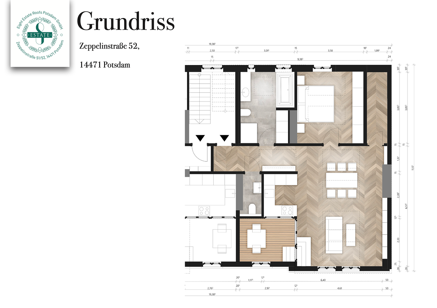 Dachgeschosswohnung mit Loggia – Zeppelinstraße 52, 14471 Potsdam(Potsdam West) – Vorschaubild 23