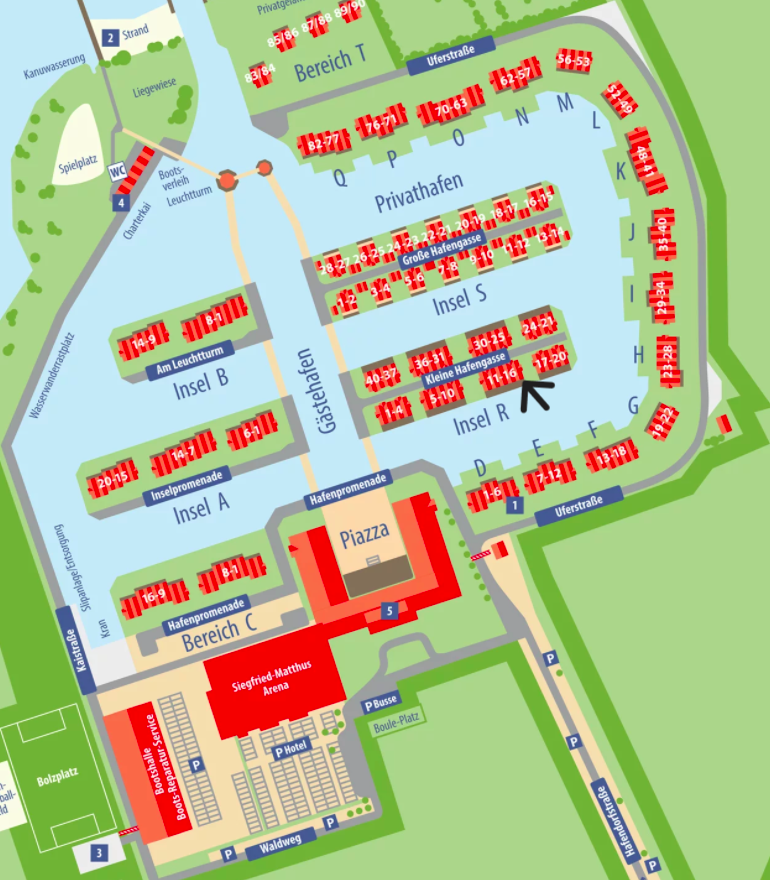 Ferienhaus mit eigenem Bootssteg im Hafendorf Rheinsberg – Rheinsberg – Vorschaubild 20